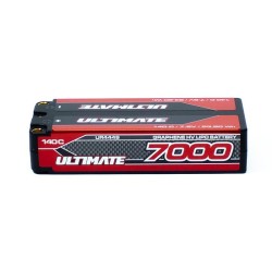 Batterie LiPo ULTIMATE GRAPHENE HV MID-SHORTY 7,6 V 7000 mAh 140C, tubes de 5 mm