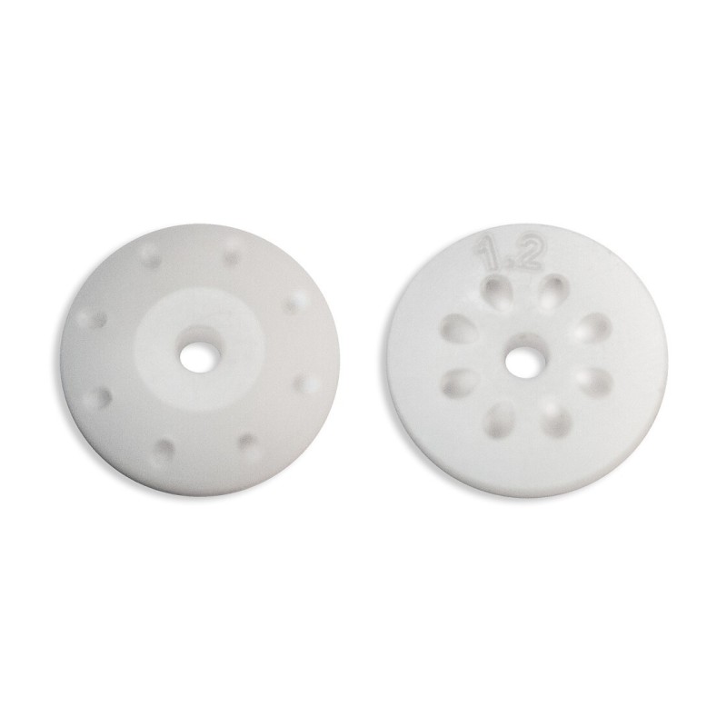 Pistons Team Associated FT 16 mm, 8 x 1,2 mm, coniques, coudés