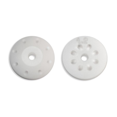 Pistons Team Associated FT 16 mm, 8 x 1,2 mm, coniques, coudés