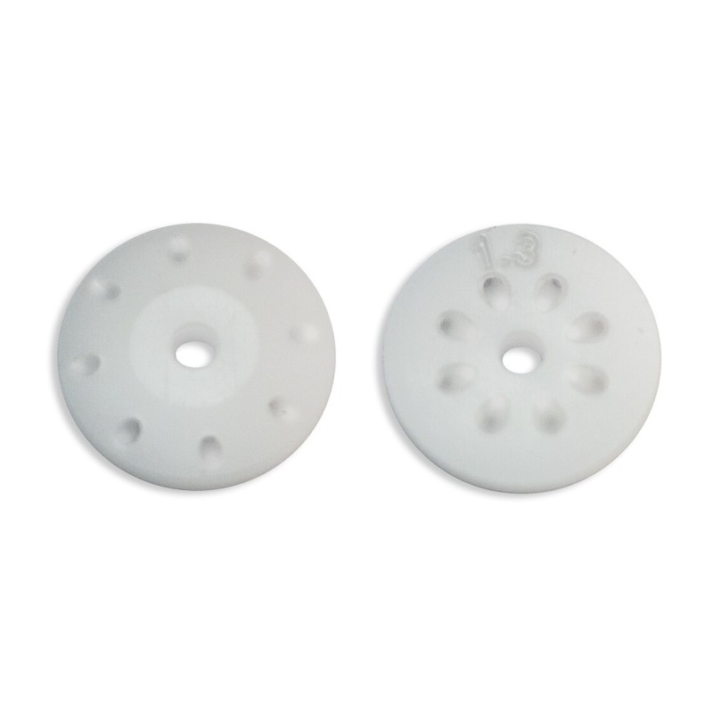 Pistons Team Associated FT 16 mm, 8 x 1,3 mm, coniques, coudés