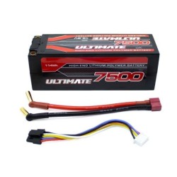 Batterie LiPo ULTIMATE GRAPHENE HV en forme de bâtonnet 15,2 V, 7500 mAh, 120C, tubes de 5 mm