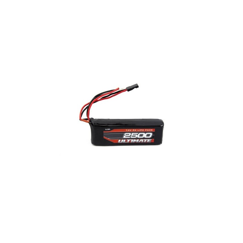 Accu UR Lipo 2S RX Plat 2500mah JR