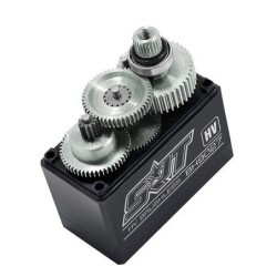 Servo SRT BH9027 1/8 tout-terrain, boîtier métallique, 27 kg, 0,075 s, haute tension, sans balais