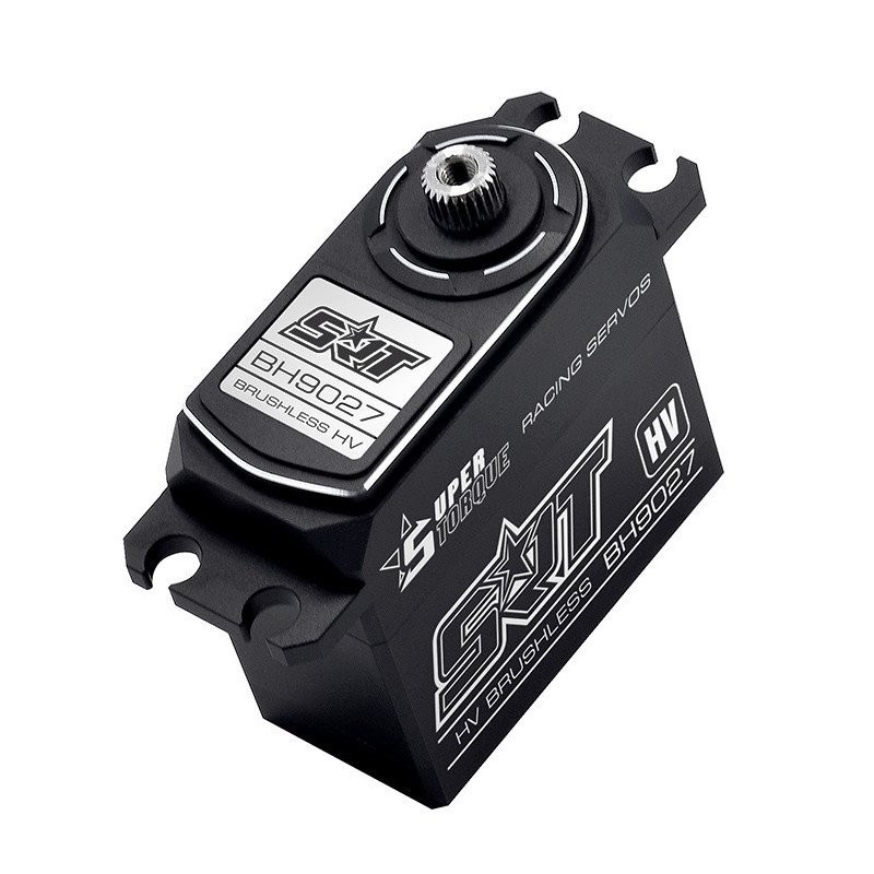Servo SRT BH9027 1/8 tout-terrain, boîtier métallique, 27 kg, 0,075 s, haute tension, sans balais