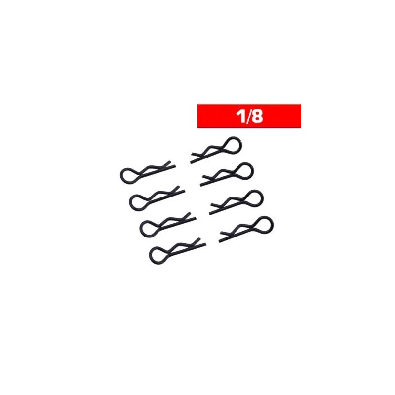 Clips carrosserie 1/8 (x8) - ULTIMATE