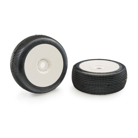 Pneus Matrix Buggy 1:8 Nebula (2) jantes blanches