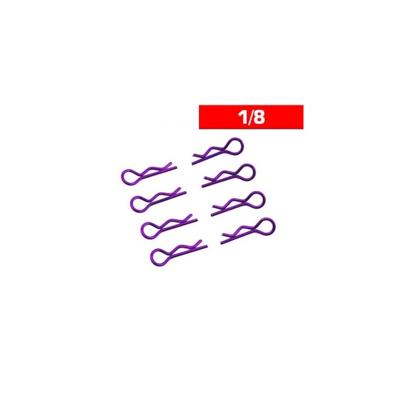 Clips carrosserie 1/8 (x8) - ULTIMATE