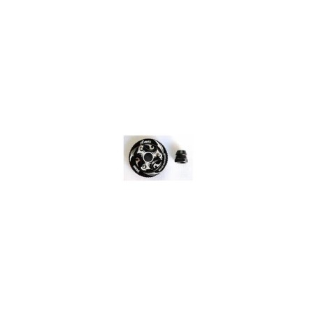 Alpha Plus Alpha Flywheel 34mm (black) + clutch nut