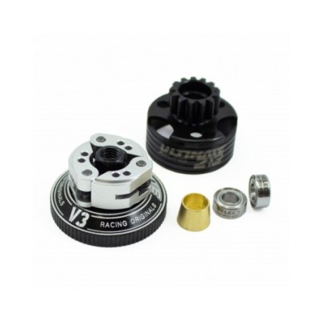 Embrayage Compak Alu V3 -Ressorts 1mm + Cloche