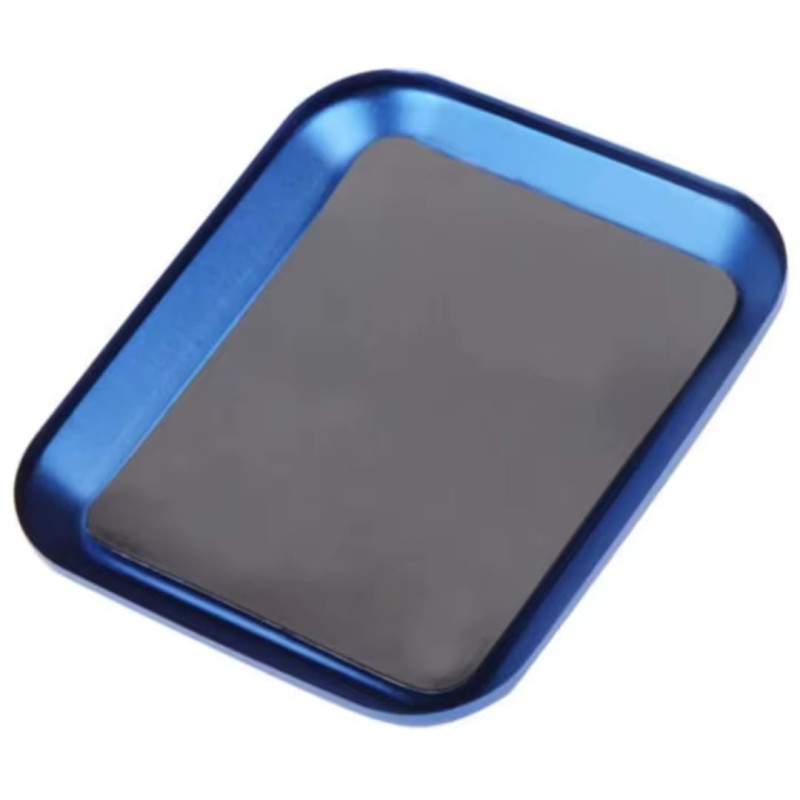 Plateau visserie magnétique Bleu
