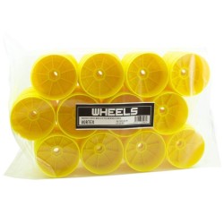 Roues PROCIRCUIT VORTEX V2 jaunes en vrac (24 pièces)